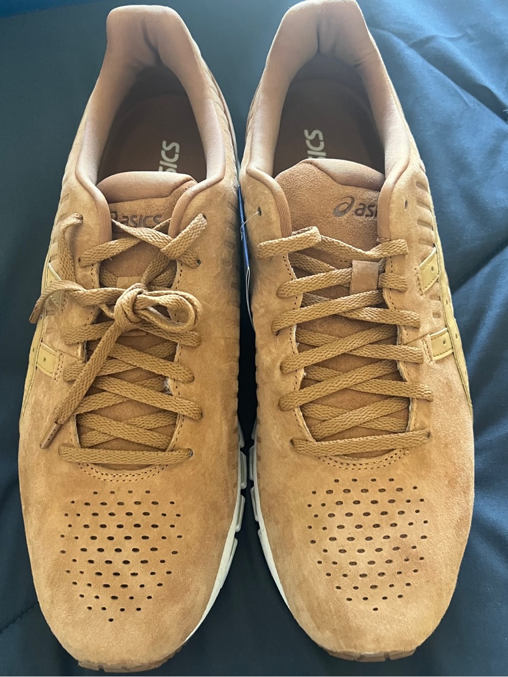 ASICS Men's Suede Sneakers in Tan/Brown